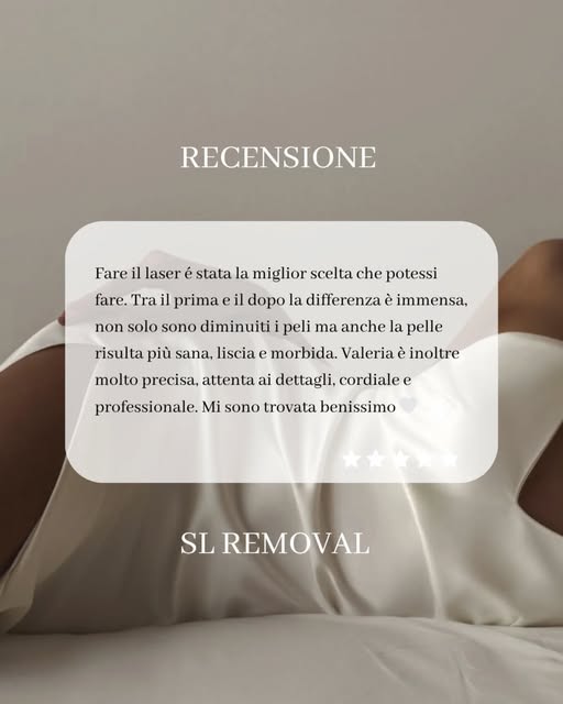 Recensione cliente Self Love Beauty Studio